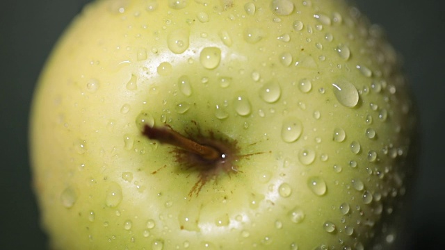 新鲜苹果特写视频素材