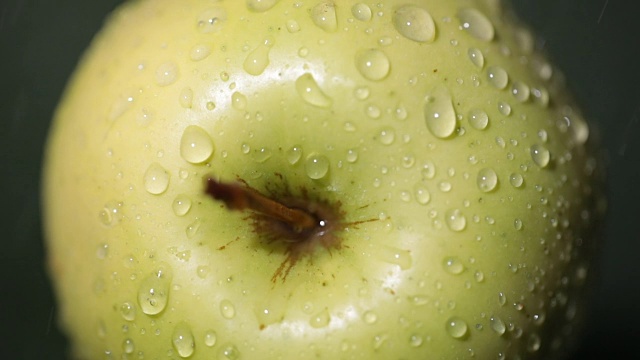 新鲜苹果特写视频素材