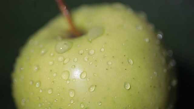 新鲜苹果特写视频素材