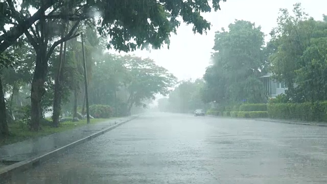 雨天视频素材