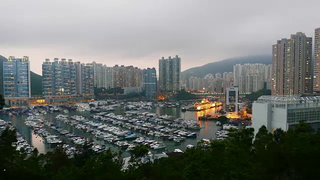 香港的城市。视频素材