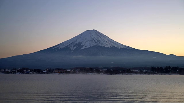 日本富士山视频素材