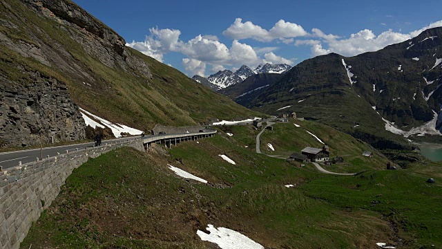 大格洛克纳高山公路，霍赫陶恩，卡林西亚阿尔卑斯，奥地利卡林西亚视频素材