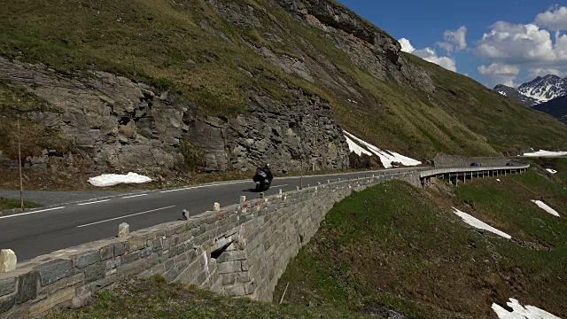 大格洛克纳高山公路，霍赫陶恩，卡林西亚阿尔卑斯，奥地利卡林西亚视频素材