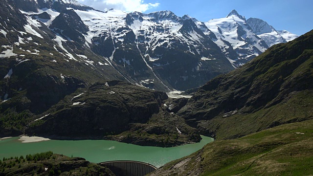 大格洛克纳高山公路，霍赫陶恩，卡林西亚阿尔卑斯，奥地利卡林西亚视频素材