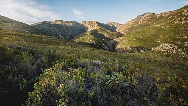 南非西开普省罗谢尔山自然保护区风景视频素材