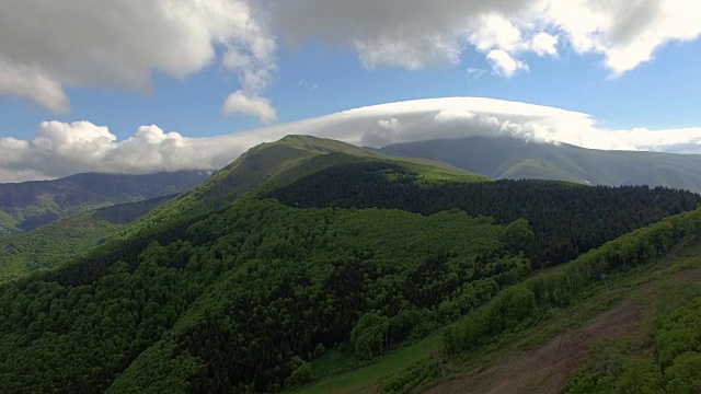 山鸟瞰图视频素材