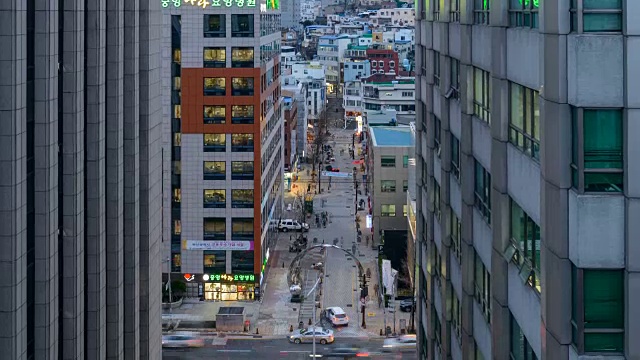 夜景40步文化旅游主题街(热门旅游目的地)视频素材