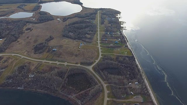 湖岸发展视频素材