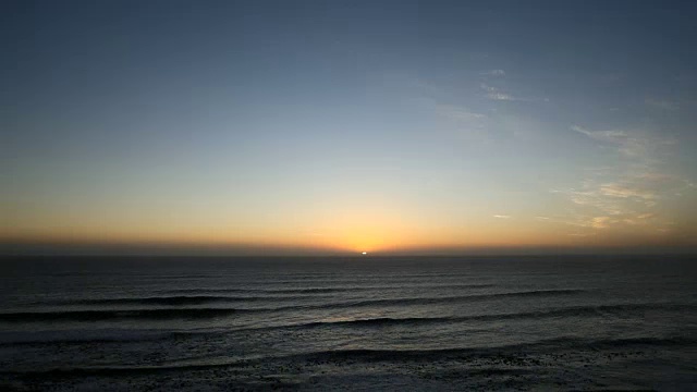 南非开普敦海面上的日落视频素材