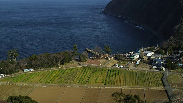 日本富士山和骏河湾视频素材