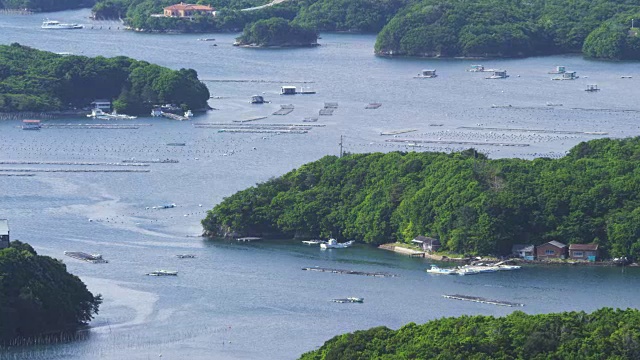 日本三重岛半岛前湾视频素材