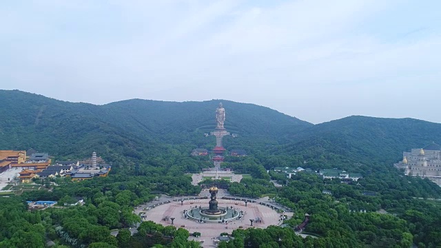 飞天无锡市灵山佛视频素材