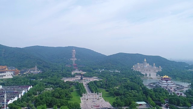 飞天无锡市灵山佛视频素材