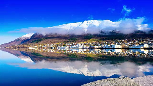 4K时光流逝:美丽的峡湾风光视频下载