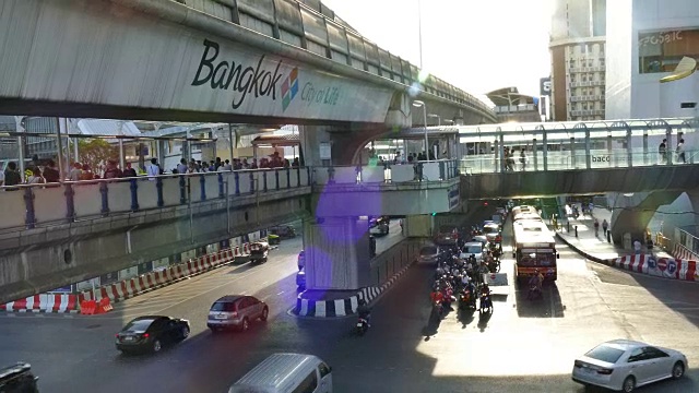 曼谷的交通视频素材