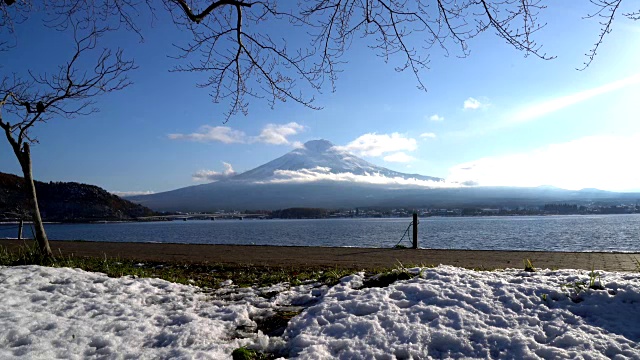 日本富士山视频素材