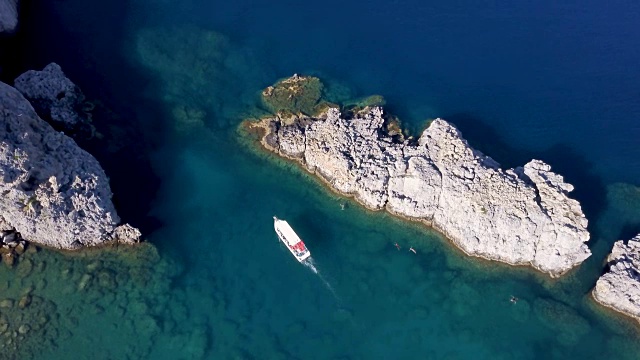 俯瞰海景视频素材