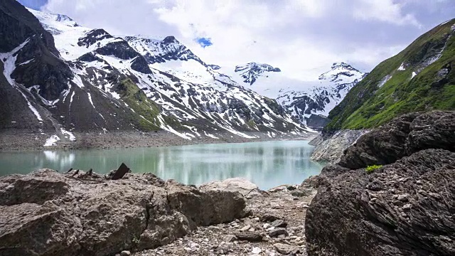 奥地利Hohe Tauern的Kaprun水库视频下载