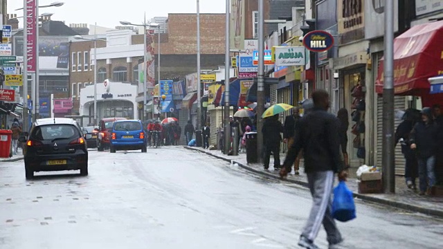 英国Peckham /伦敦的WS交通视频素材