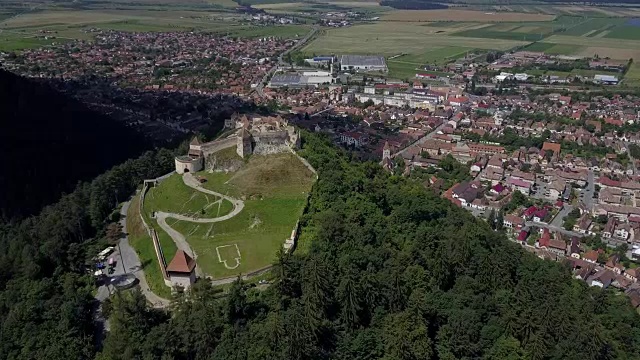 Rasnov Citadel，罗马尼亚视频素材