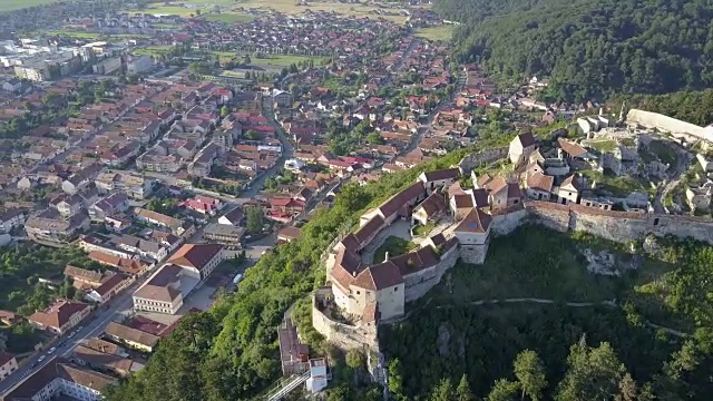 Rasnov Citadel，罗马尼亚视频素材