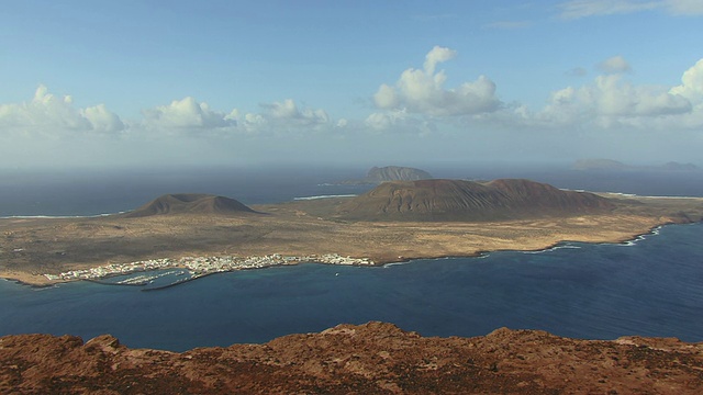 WS, HA, PAN, Mirador del里约热内卢，Lanzarote, Canary Islands, Spain视频素材