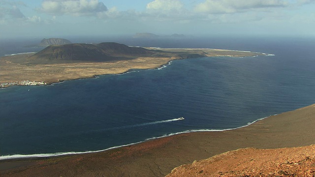 WS, HA, Mirador del里约热内卢，Lanzarote, Canary Islands, Spain视频素材