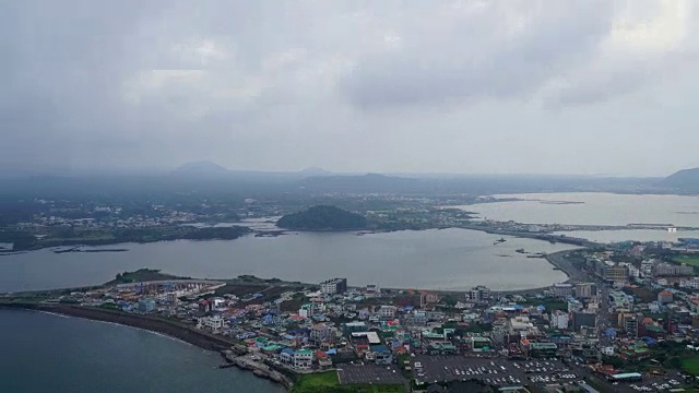 济州岛的天际线景观视频素材