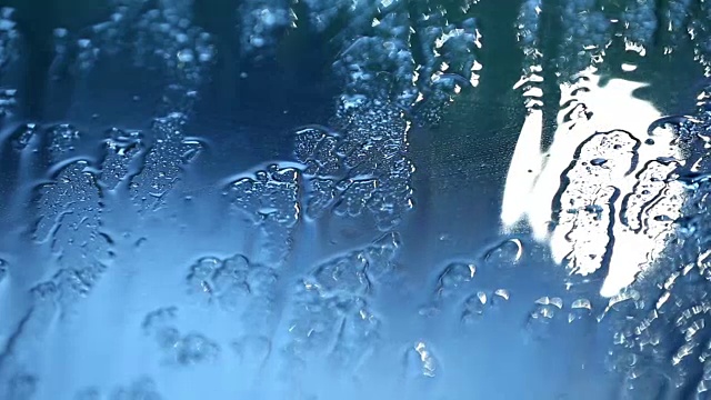 雨滴溅视频素材