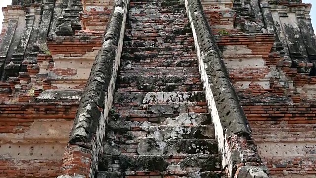 老寺庙，大城府，泰国视频素材