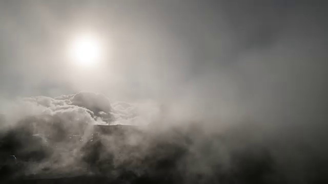 日落时分，从大岛的莫纳克亚山观看4300高度的天空视频素材