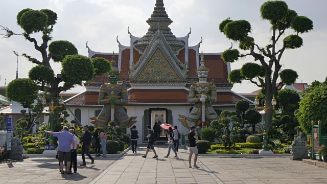 河畔寺，曼谷，泰国，东南亚，亚洲视频素材