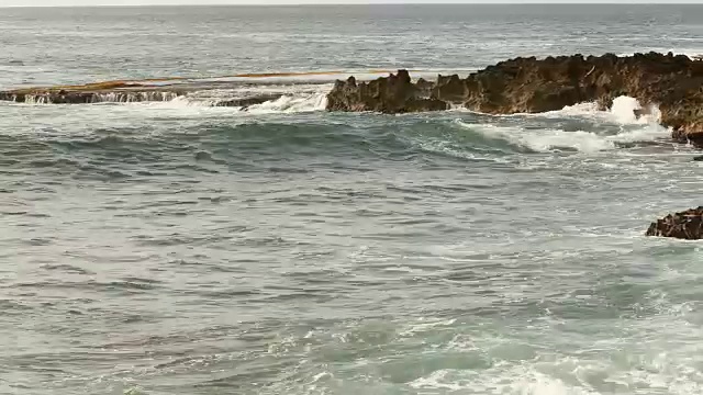 三张桌子海滩，瓦胡岛，夏威夷，美国视频素材