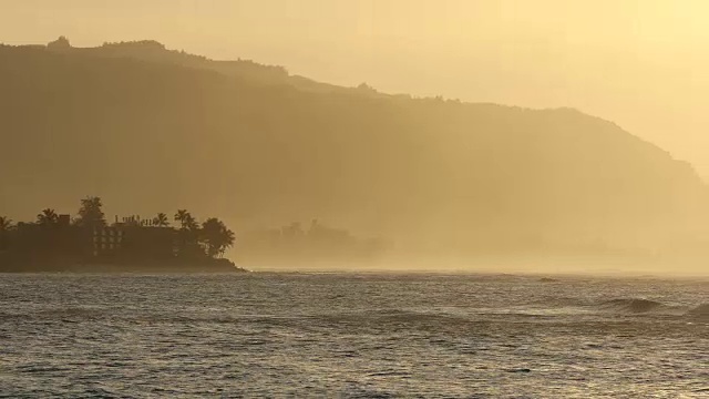 夏威夷瓦胡岛威美亚湾海滩公园视频素材