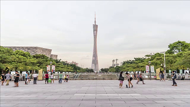 T/L广州塔，广州市，中国视频下载