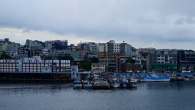 济州岛的天际线景观视频素材