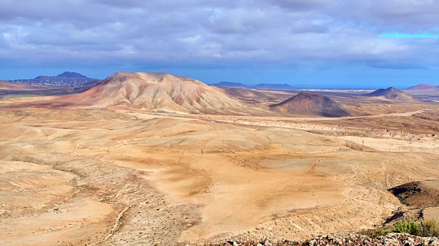 来自Montaña Roja - Fuerteventura的观点视频素材