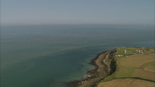 航空，Cap Gris Nez, Pas de Calais，法国视频素材