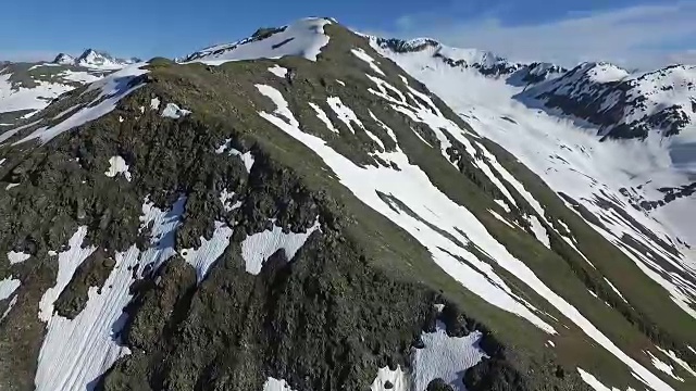 格林德沃，阿尔卑斯山鸟瞰图视频素材