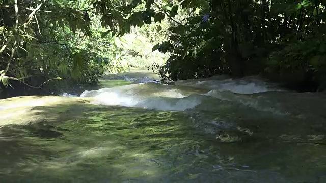 古巴旅游:“El Nicho”自然之美，位于Escambray山脉的受欢迎的自然保护区，用于Sancti Spiritus省的生态旅游视频素材