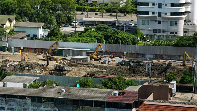 建筑工地视频素材