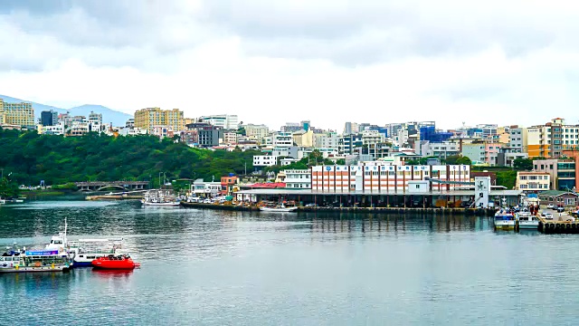 济州岛的天际线景观视频素材