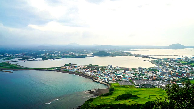 济州岛的天际线景观视频素材