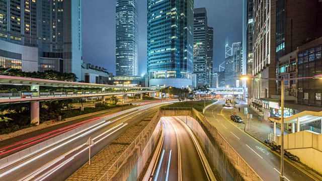 香港商务区视频素材