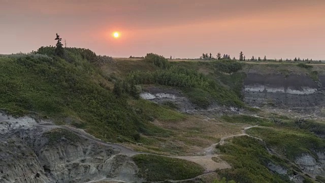 4K延时:马蹄峡谷日落视频素材