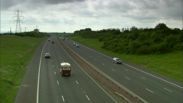 WS, HA，英国高速公路交通视频素材