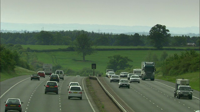 MS，英国高速公路交通视频素材