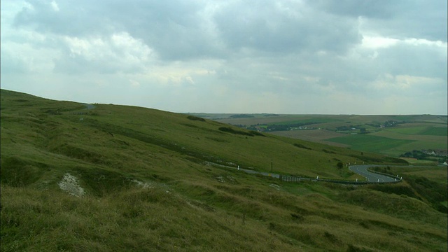 HA, WS, PAN, Opal Coast (Cote d'Opale)， Pas-de-Calais，法国视频素材