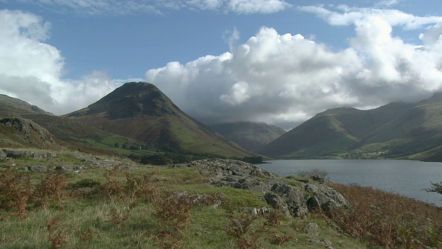 山地景观和废水湖，湖区国家公园，坎布里亚，英格兰视频素材